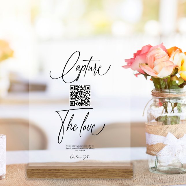 Premium Simple Share Mariage Photos QR Code (Créateur téléchargé)