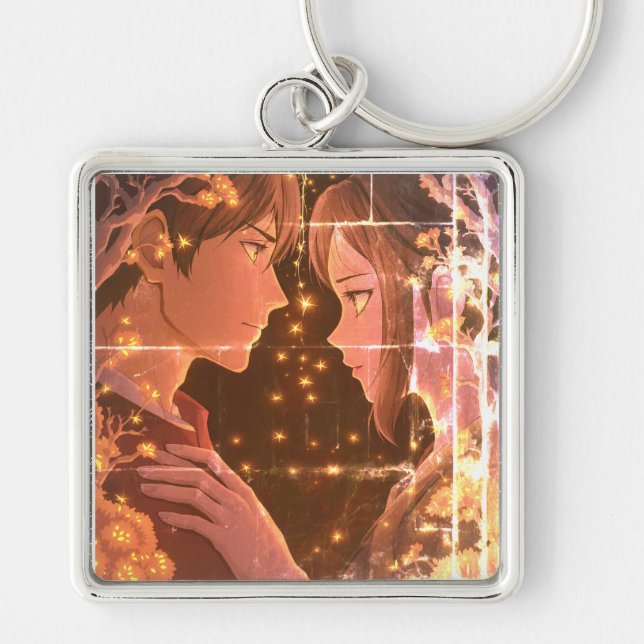 Premium Square Keychain – Sleek, Stylish & Durable Schlüsselanhänger (Vorne)