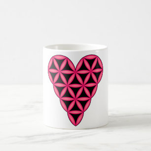 Premium Tasse mit 'Herz des Lebens' x1, Design, 3D