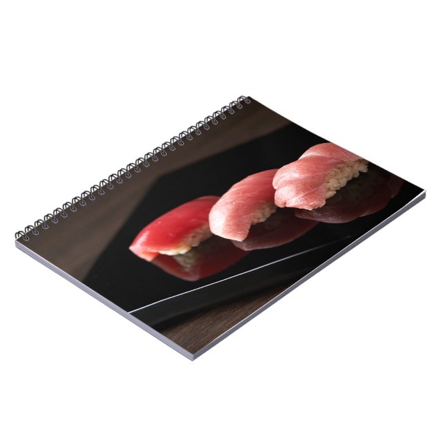 Premium Tuna Sushi Notebook Notizblock (Linke Seite)