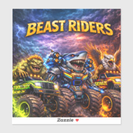 Premium-Vinyl-Aufkleber für Monster-Trucks im indi Aufkleber