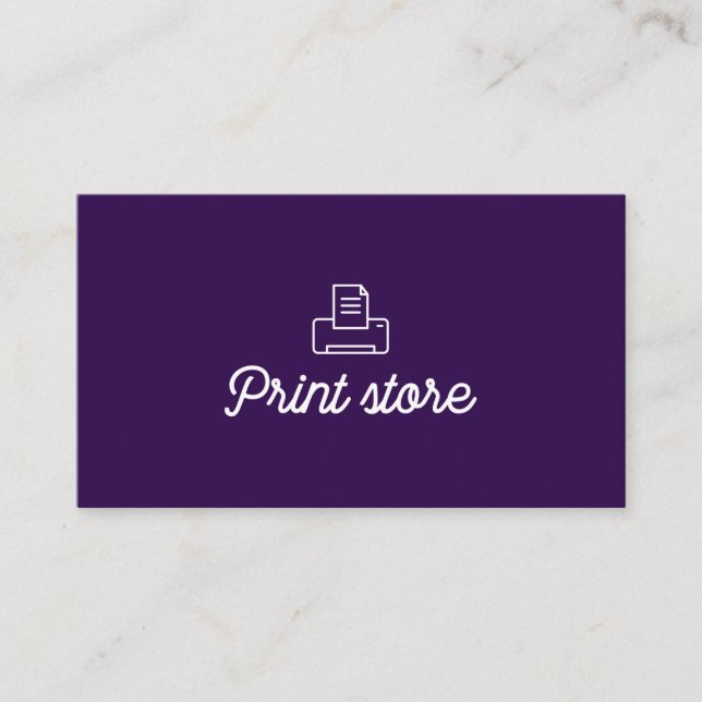 Premium-Visitenkarte Visitenkarte (Vorderseite)