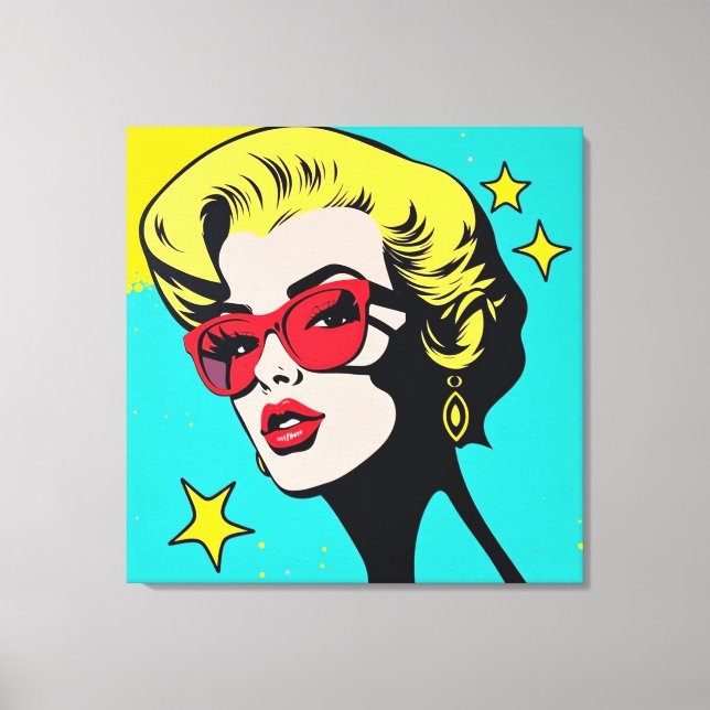 Premium Wrapped Canvas - Elegante & Moderne Kunst Leinwanddruck (Vorderseite)
