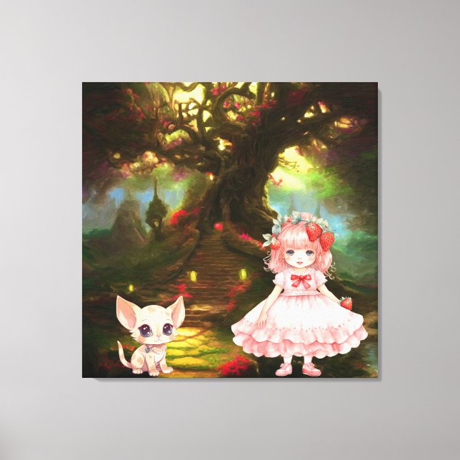 Premium Wrapped Canvas (Glanz) Leinwanddruck (Vorderseite)