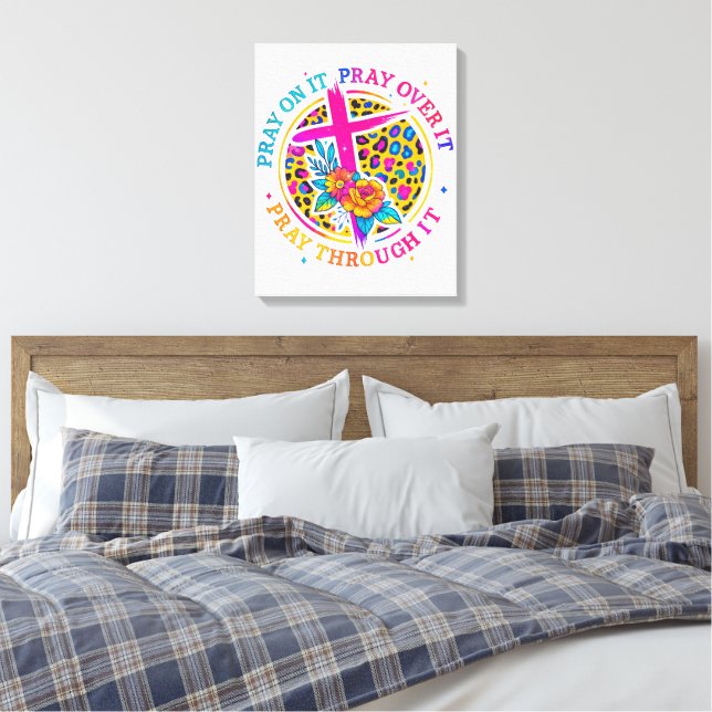 Premium Wrapped Canvas (Glanz) Leinwanddruck (Insitu (Schlafzimmer))