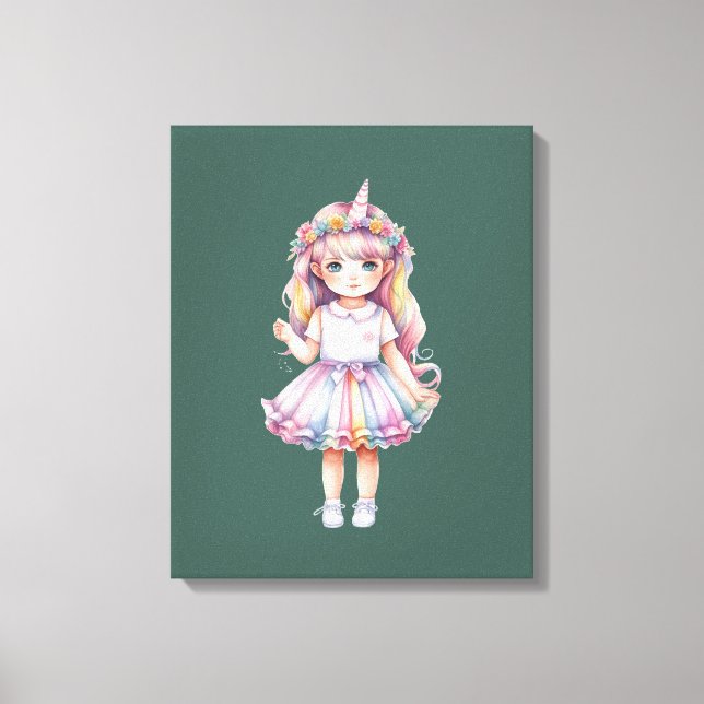 - Premium Wrapped Canvas (Glanz) Leinwanddruck (Vorderseite)