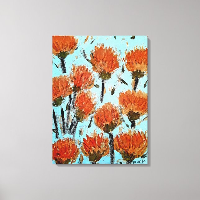Premium Wrapped Canvas (Gloss) Dianthus Leinwanddruck (Vorderseite)