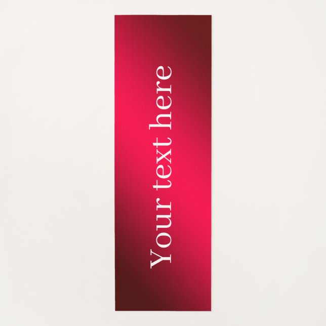  Premium Yoga Mat with custom background and text Yogamatte (Vorderseite)