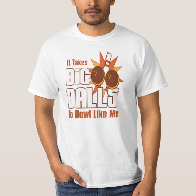 Prend le T-shirt de roulement de grandes boules (Devant)