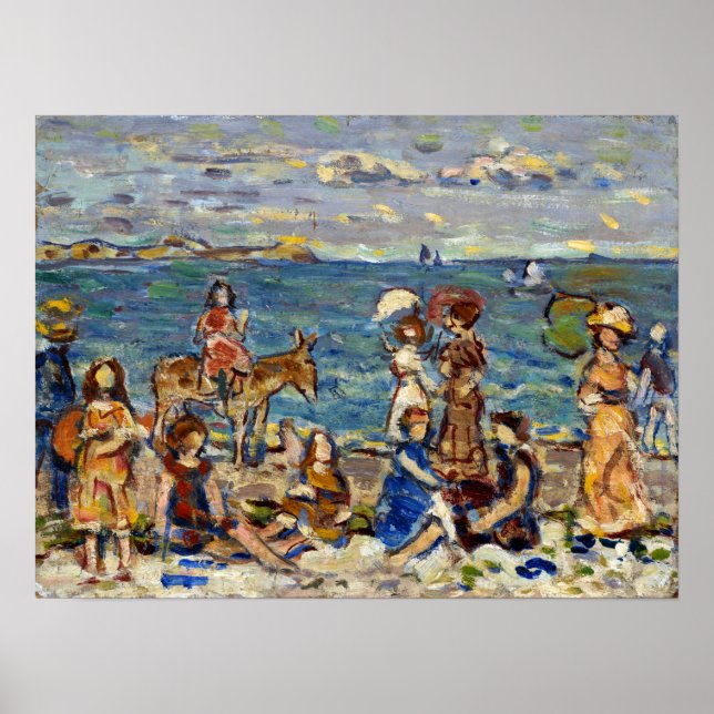 Prendergast - Am Strand Poster (Vorne)