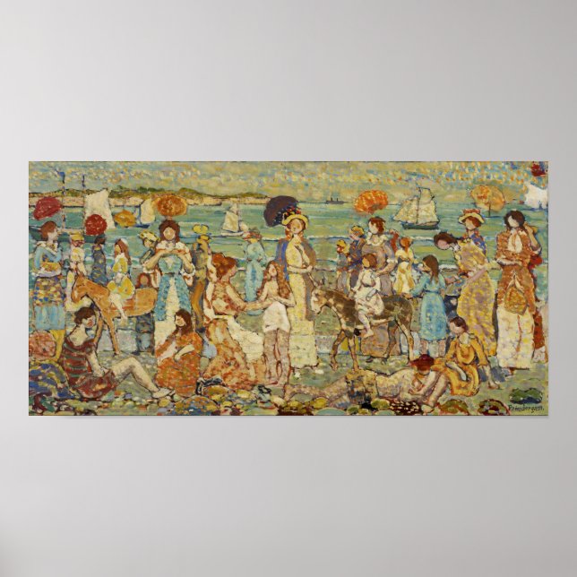 Prendergast - Beach Scene Poster (Vorne)