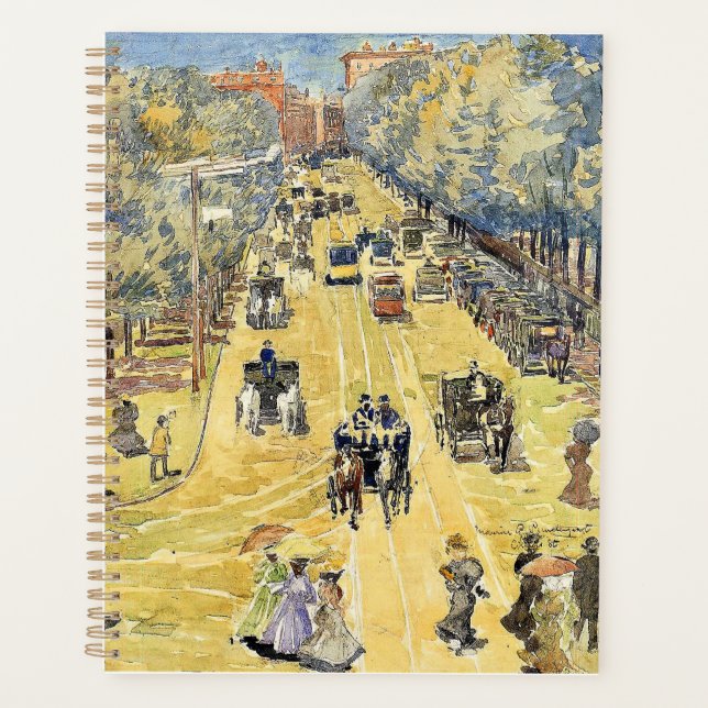 Prendergast - Charles Street, Boston, (Devant)
