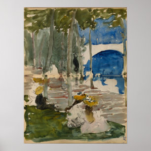 Prendergast - Paris Skizze Poster