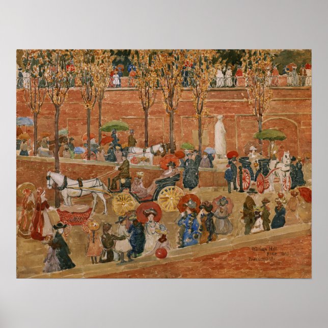 Prendergast - Pincian Hill Rome Poster (Vorne)