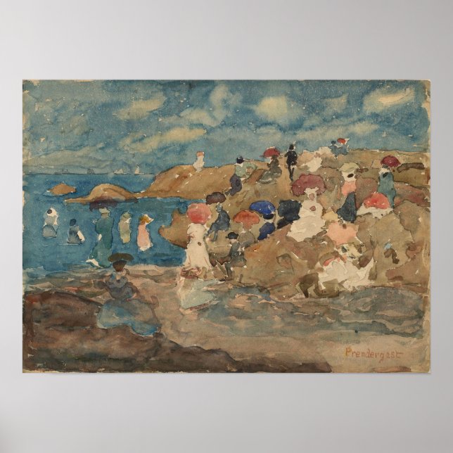 Prendergast - Revere Beach Poster (Vorne)