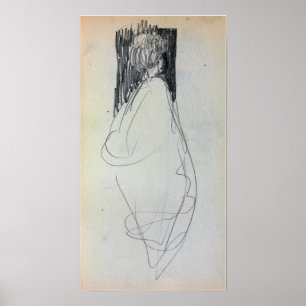 Prendergast - Stehende Frau Poster