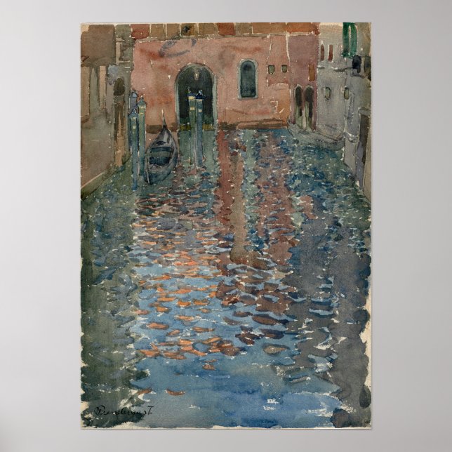 Prendergast - Venezianische Kanäle Poster (Vorne)