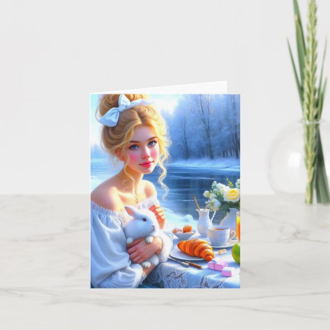 Prendre le thé avec Alice, carte pour tous  (Devant)