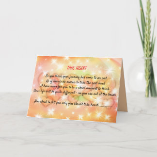 Prenez à coeur la carte inspirée