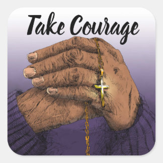 Prenez Courage Stickers Inspirationnels
