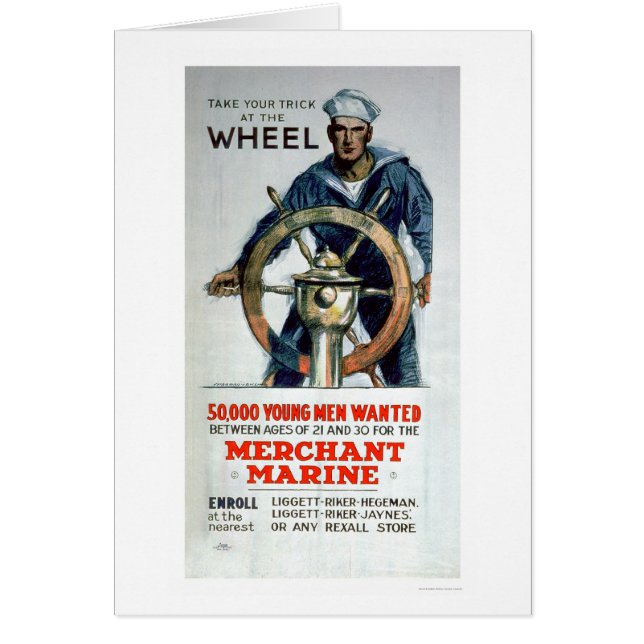 Prenez la roue - la marine marchande (US02058) (Devant)