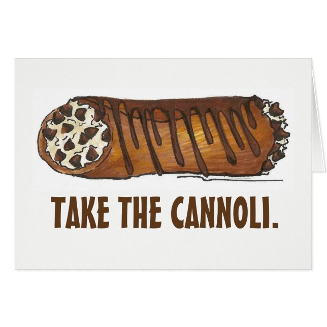 Prenez le plat Cannoli Italian Chocolate Chip Food (Devant horizontal)
