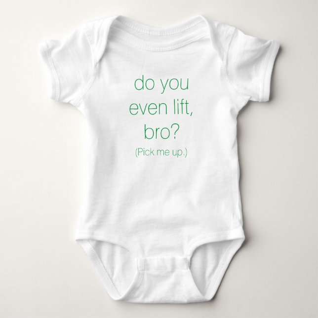 "Prenez-moi." Pullover de bébé (Devant)