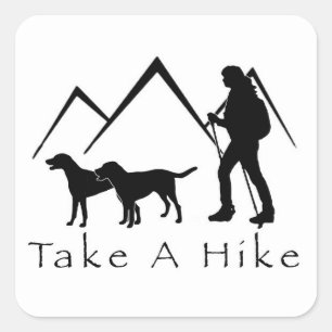 Prenez un autocollant de randonnée- Mutts