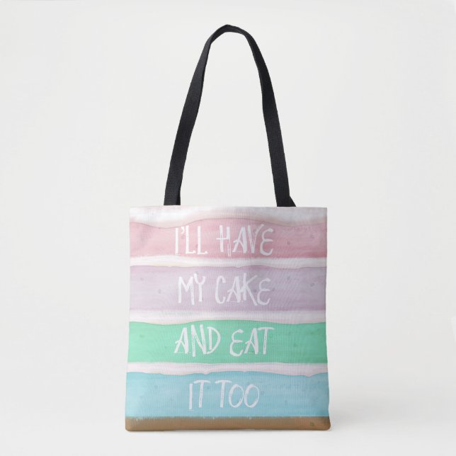 Prenez Votre Sac fourre-tout De Gâteau (Devant)