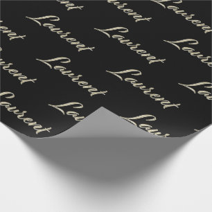 Prénom Nom du papier cadeau