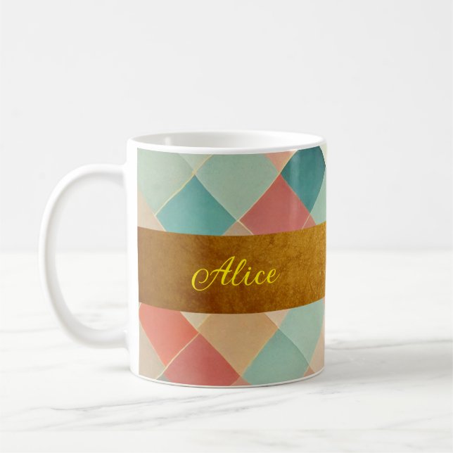 prénom personnalisé, cadeau élégant d'inspiration kaffeetasse (Links)