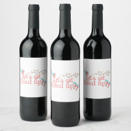 Prenons le étiquette de vin elfed