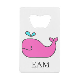 Préparatifs Baleine Rose et Aqua Monogramme Nautic