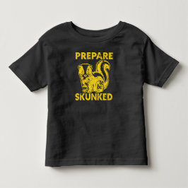 Prepare to Be Skunked Funny Retro Skunk Joke Kleinkind T-shirt