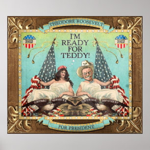 "Préparez affiche de campagne de Roosevelt 1912