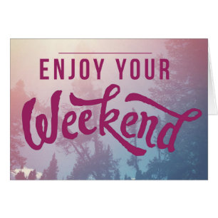 Préparez pour le week-end