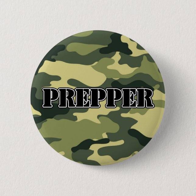 Prepper Camouflage Button (Vorderseite)