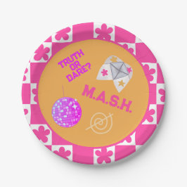 Preppy 90er-Rückwärtsbewegung Pappteller