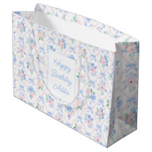 Preppy-Aquarell-Bogen und Blumen individuell anpas