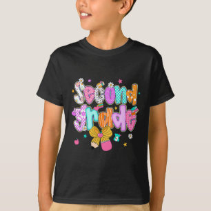 Preppy Back To School 2. Klasse Coquette Schleife  T-Shirt