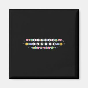 Preppy back to School Kindergarten Bracelet Teache Magnet