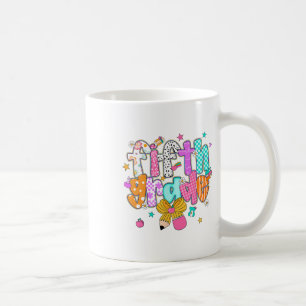 Preppy Back To School Schülerin mit Schleife 5. Kl Kaffeetasse