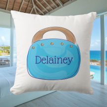Preppy Bermuda Bag Personalisiertes Throw Kissen