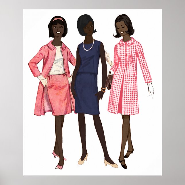 Preppy Black Girls Poster (Vorne)