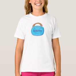 Preppy Blue Bermuda Bag Personalisiert T-Shirt