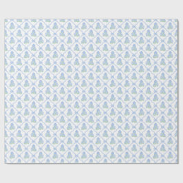 Preppy Blue Green Hydrangeas Geschenkpapier