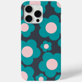 Preppy Blue Pink Hippie Blume Muster Case-Mate iPhone Hülle