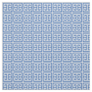 Preppy Blue und White Custom Color Stoff