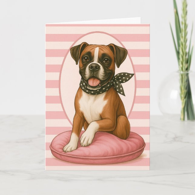 Preppy Boxer Life Karte (Vorderseite)