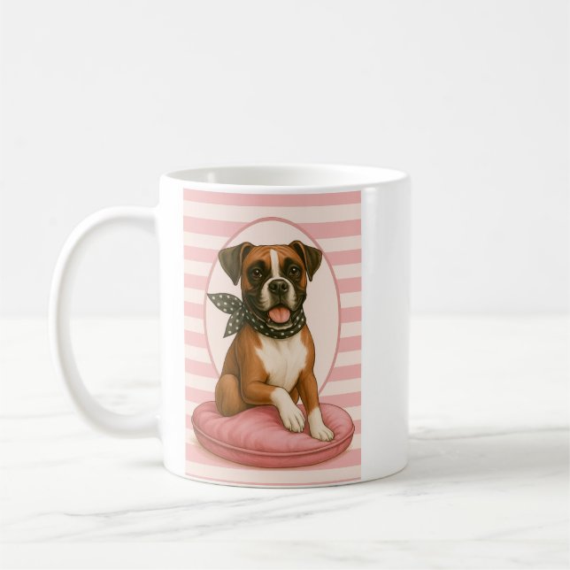 Preppy Boxer Life-Tasse Kaffeetasse (Links)